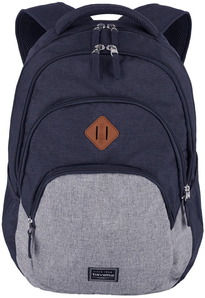 travelite Laptoprucksack »BASICS Melange«, Freizeitrucksack Arbeitsrucksack Schulrucksack Reiserucksack von travelite