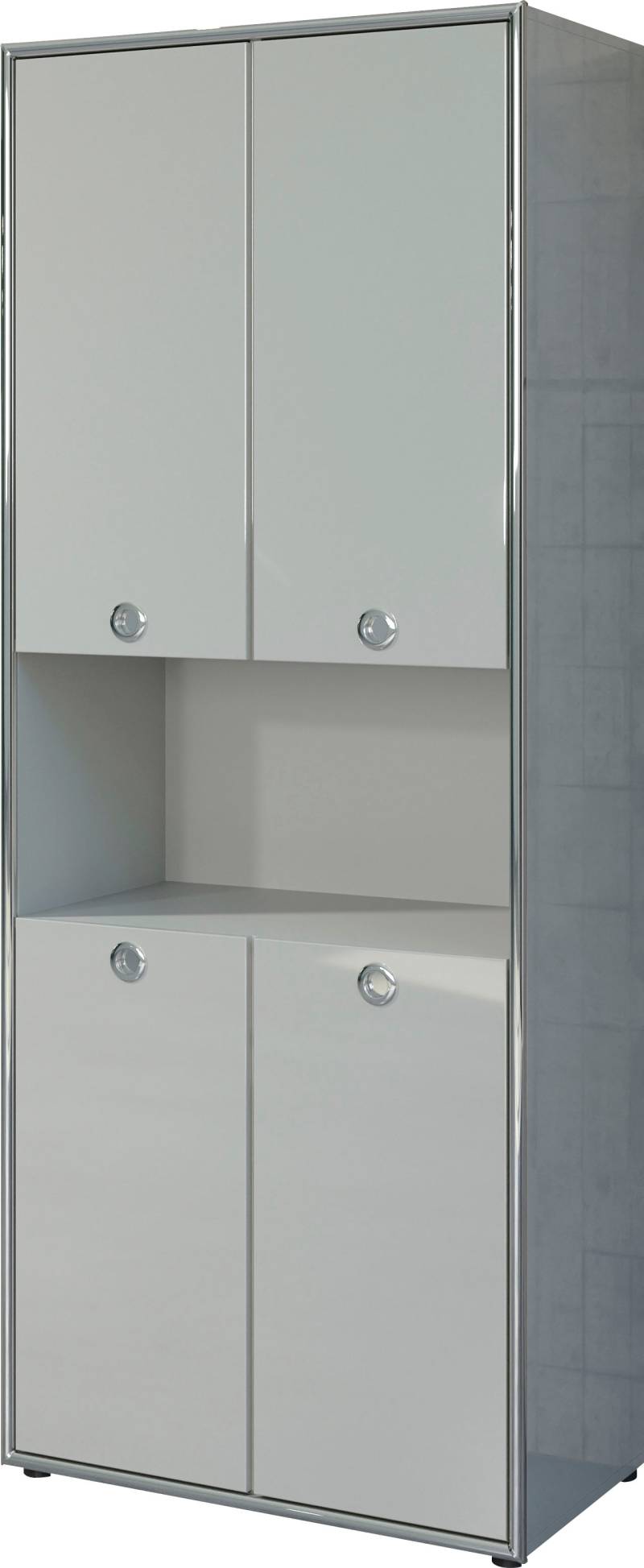 Places of Style Aktenschrank »Imperia«, Hochglanzoptik mit eleganter Chromumrahmung - Made in Italy von PLACES OF STYLE