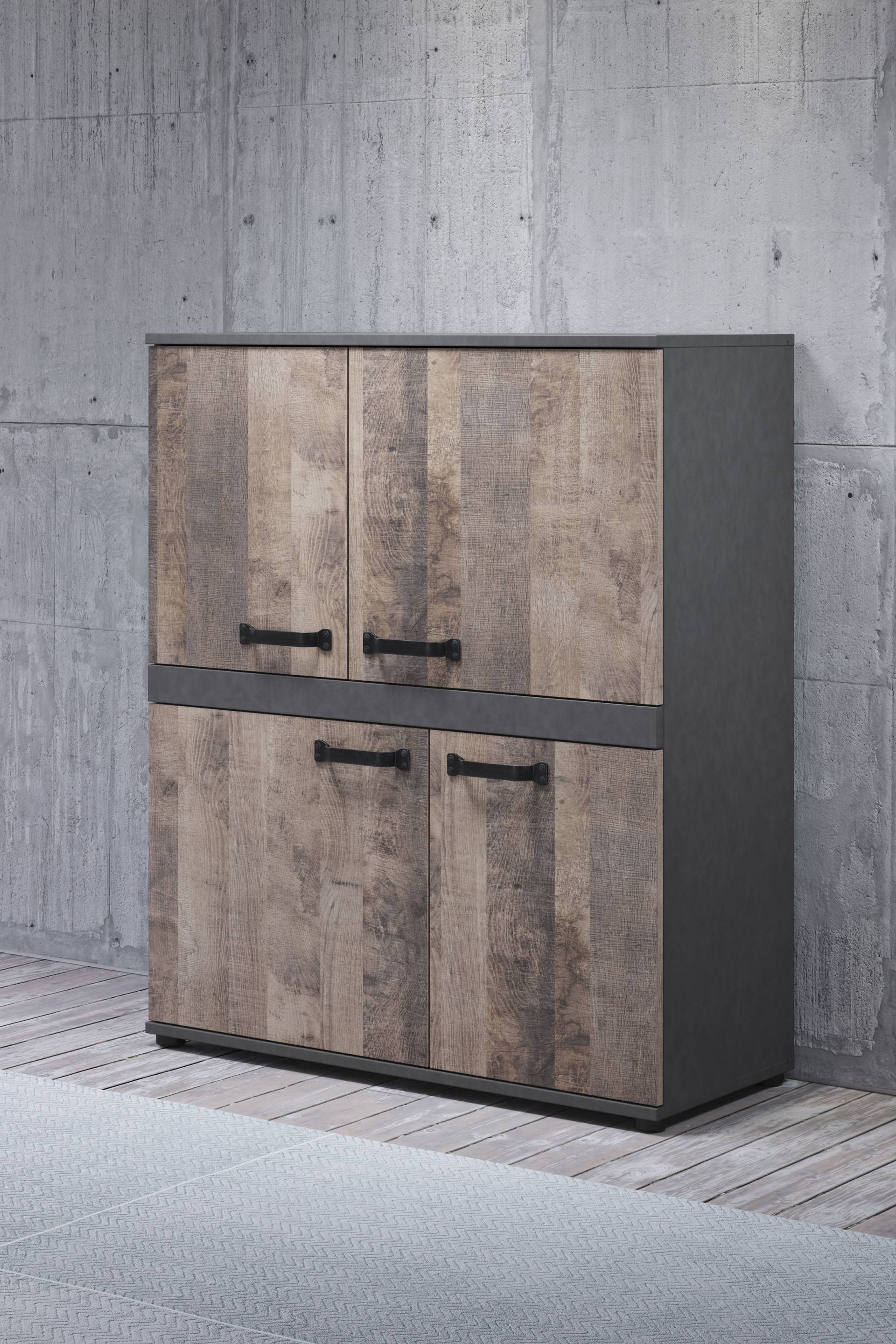 trendteam Highboard »Stripe«, Höhe 118 cm von trendteam