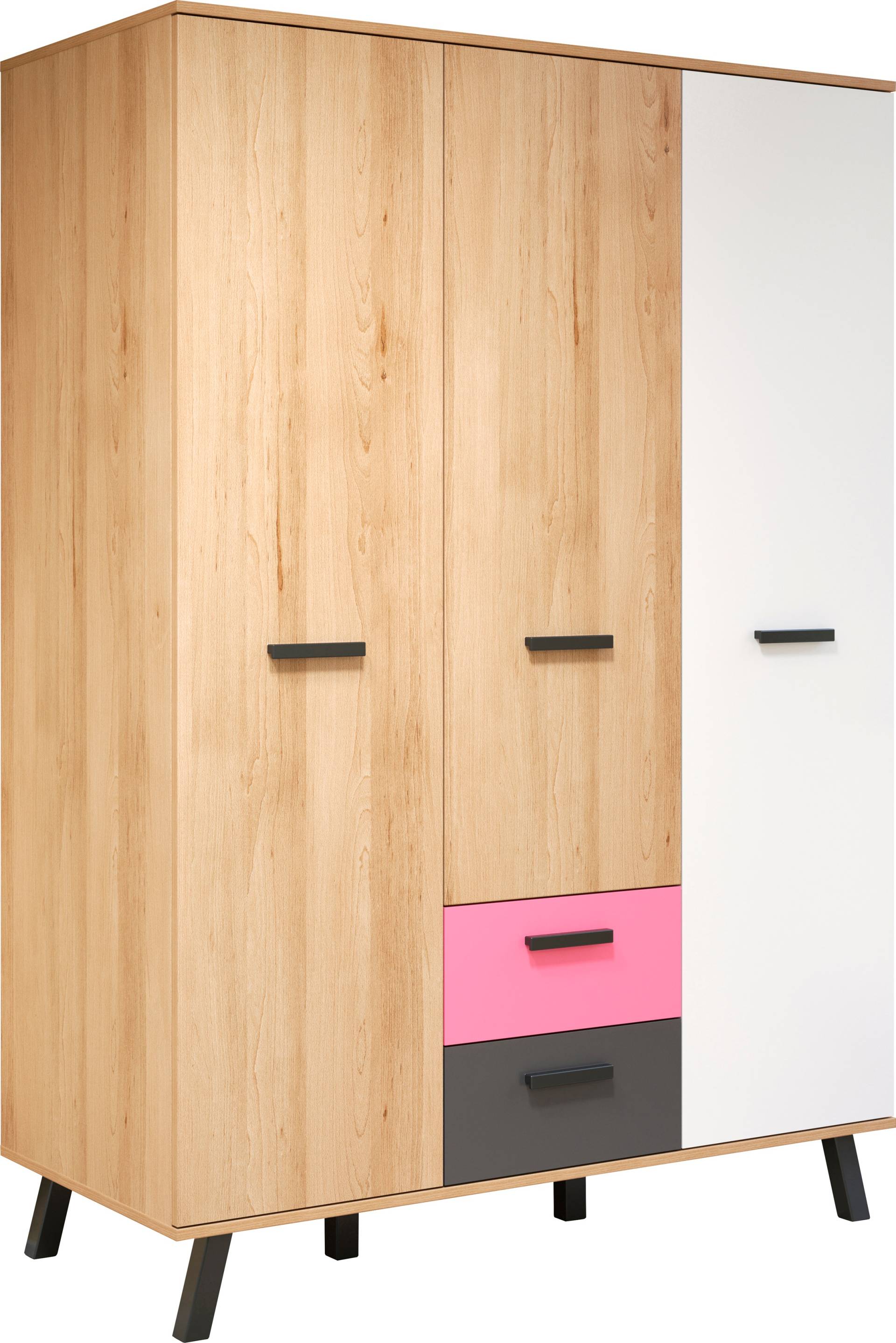 trendteam Kleiderschrank »Mats«, Front teilweise wechselbar - Rosa oder Blau von trendteam