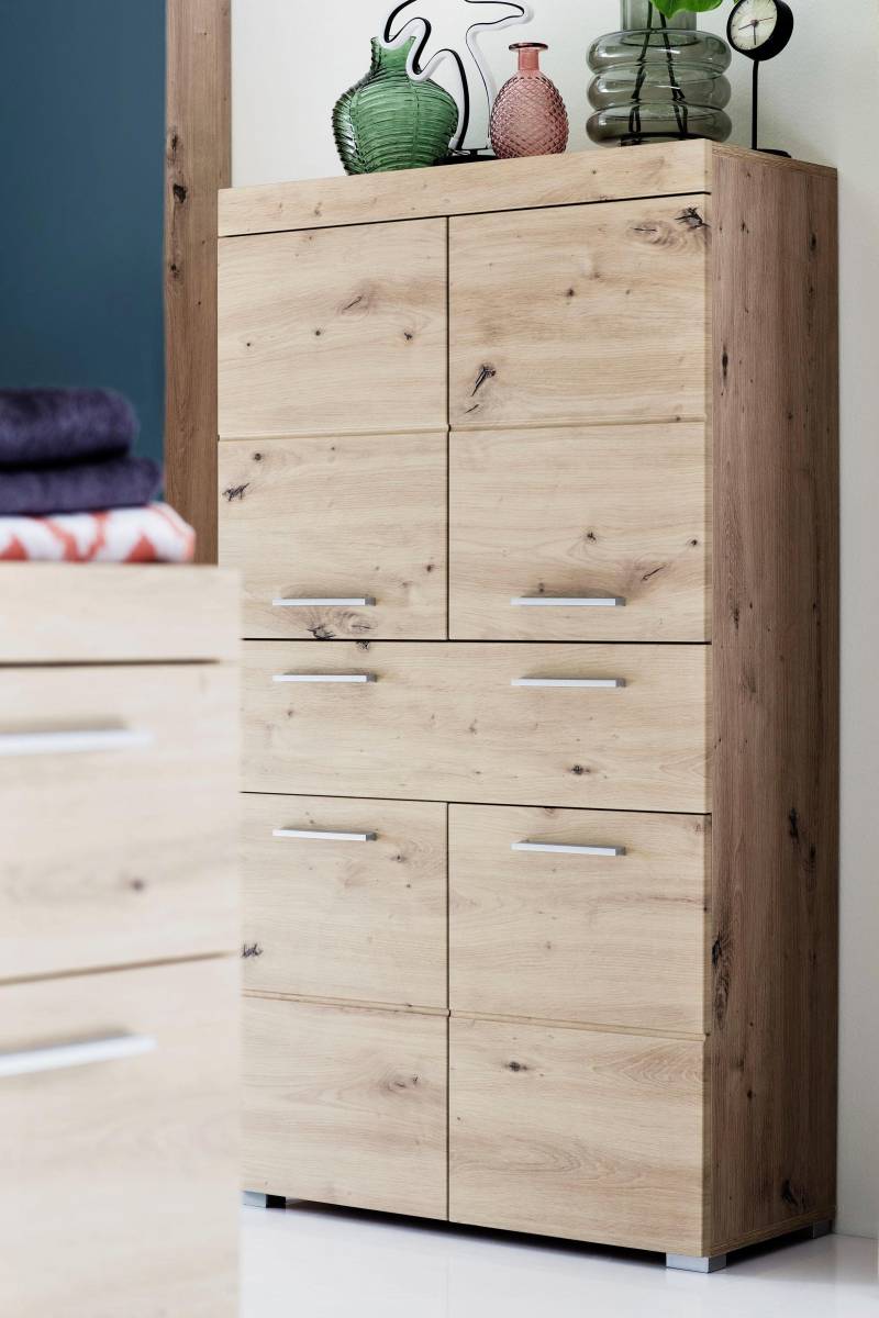 INOSIGN Midischrank »Avena«, Badschrank mit einer Schublade und 4 Türen - Masse (B/T/H) 73/31/130 cm von INOSIGN