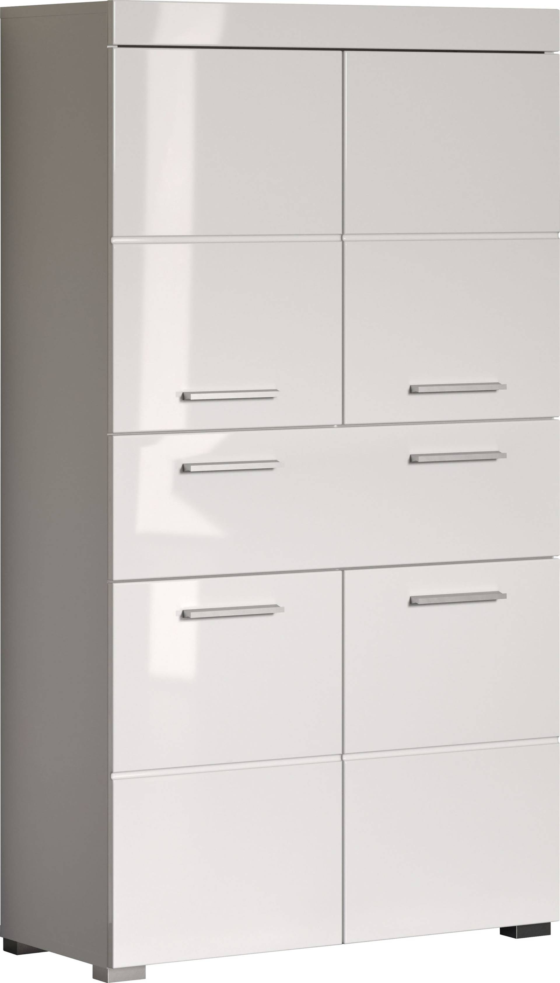 INOSIGN Midischrank »Avena«, Badschrank mit einer Schublade und 4 Türen - Masse (B/T/H) 73/31/130 cm von INOSIGN