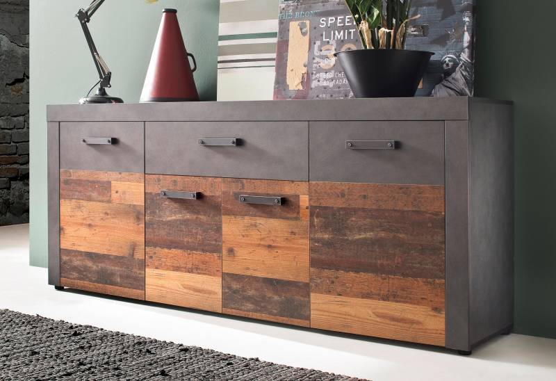 INOSIGN Sideboard »Ilana«, moderner Industrial Style von INOSIGN