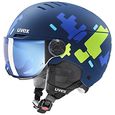 rocket visor Kinder Skihelm von uvex