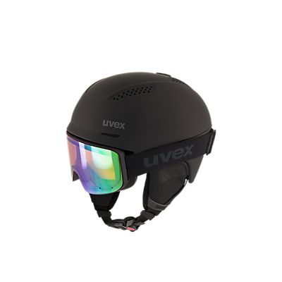 ultra + pyrit Pro FM Skihelm + Brille von uvex