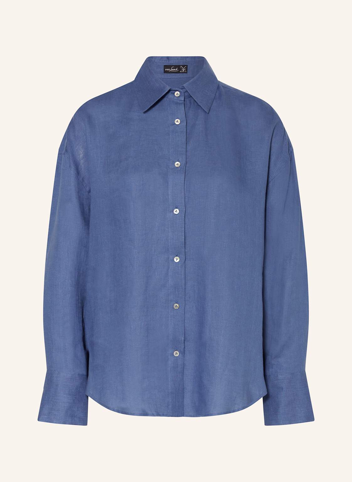 Van Laack Hemdbluse Vl-Besna-Svkn Aus Leinen blau Van Laack Hemdbluse Vl-Besna-Svkn Aus Leinen blau von van Laack