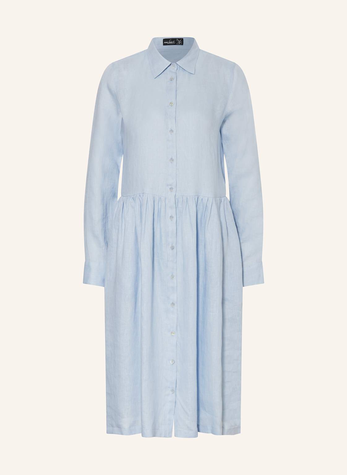 Van Laack Hemdblusenkleid Vl-Kaidi-Svkn Aus Leinen blau Van Laack Hemdblusenkleid Vl-Kaidi-Svkn Aus Leinen blau von van Laack