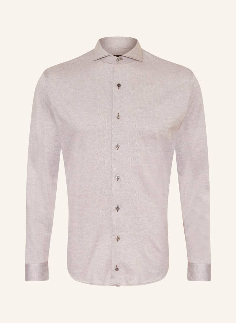 Van Laack Jerseyhemd Extra Slim Fit beige von van Laack