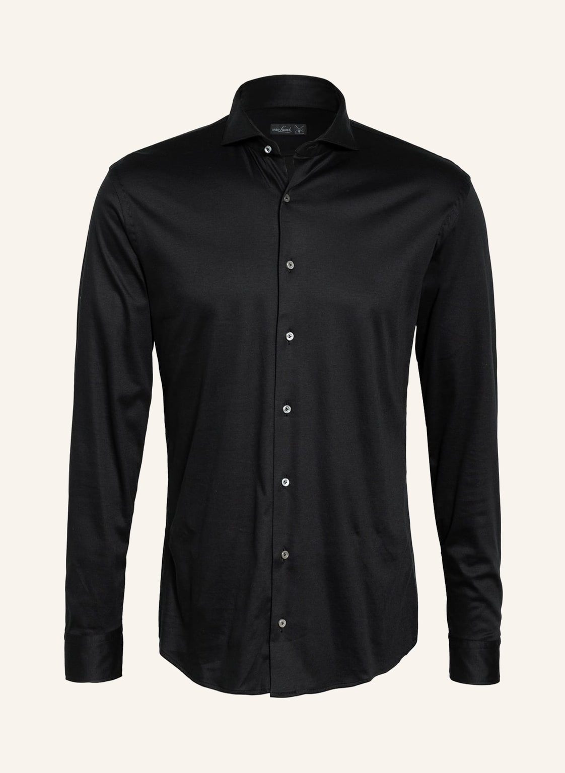 Van Laack Jerseyhemd Slim Fit schwarz Van Laack Jerseyhemd Slim Fit schwarz von van Laack
