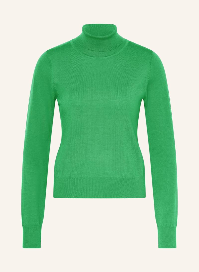 Van Laack Rollkragenpullover Sathe gruen von van Laack