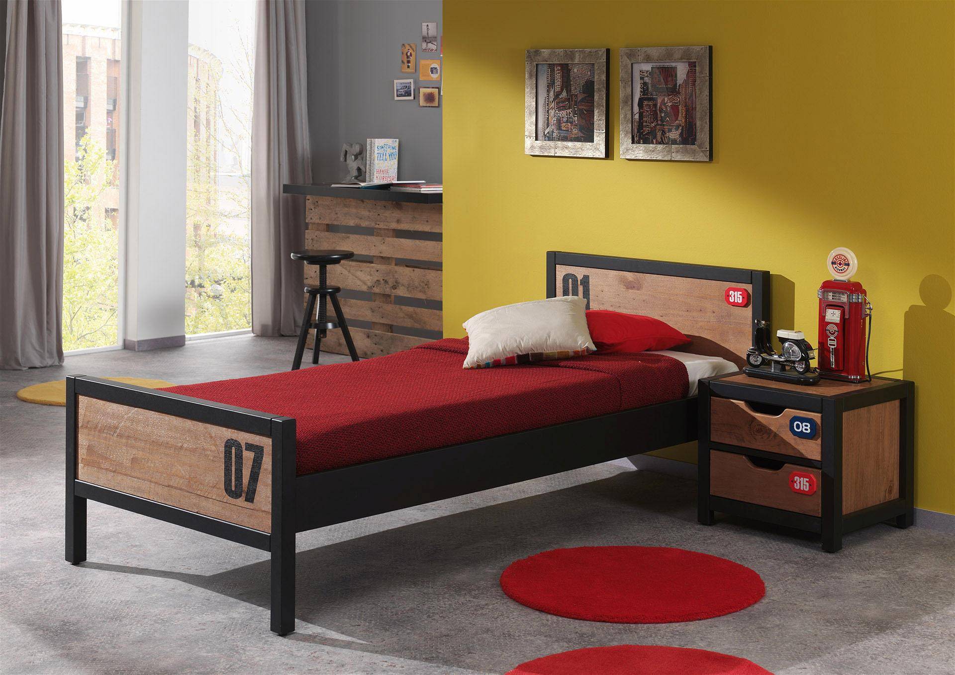 Vipack Kinderbett »Alex«, (Made in Europe), aus teilmassiver Kiefer und MDF Vipack Kinderbett »Alex«, (Made in Europe), aus teilmassiver Kiefer und MDF von vipack