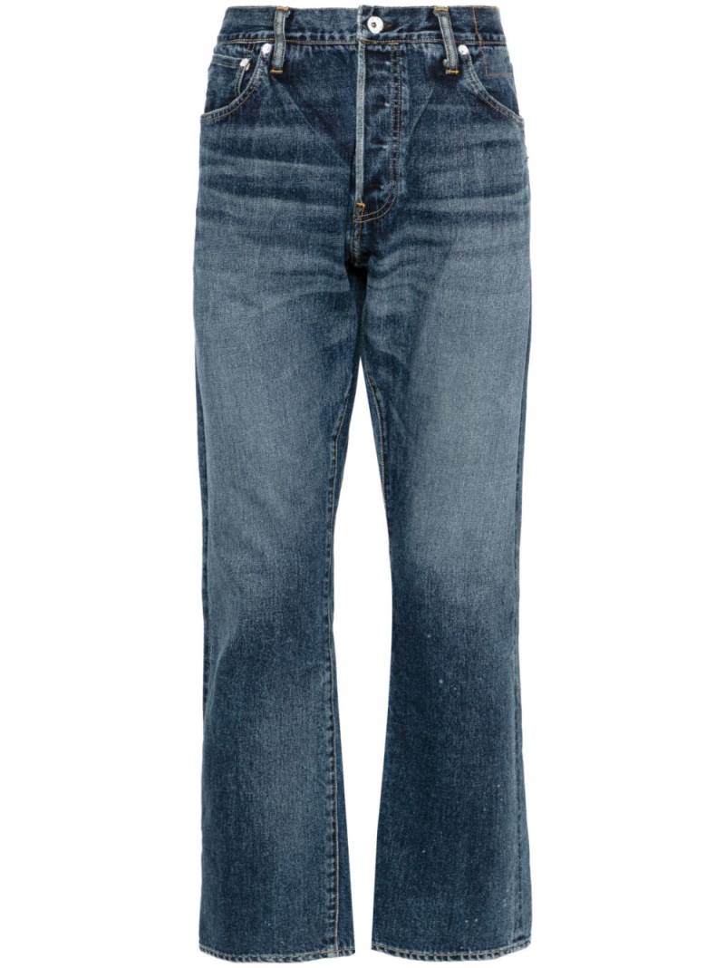 visvim Social Sculpture 11 Dry-3 straight-leg jeans - Blue von visvim