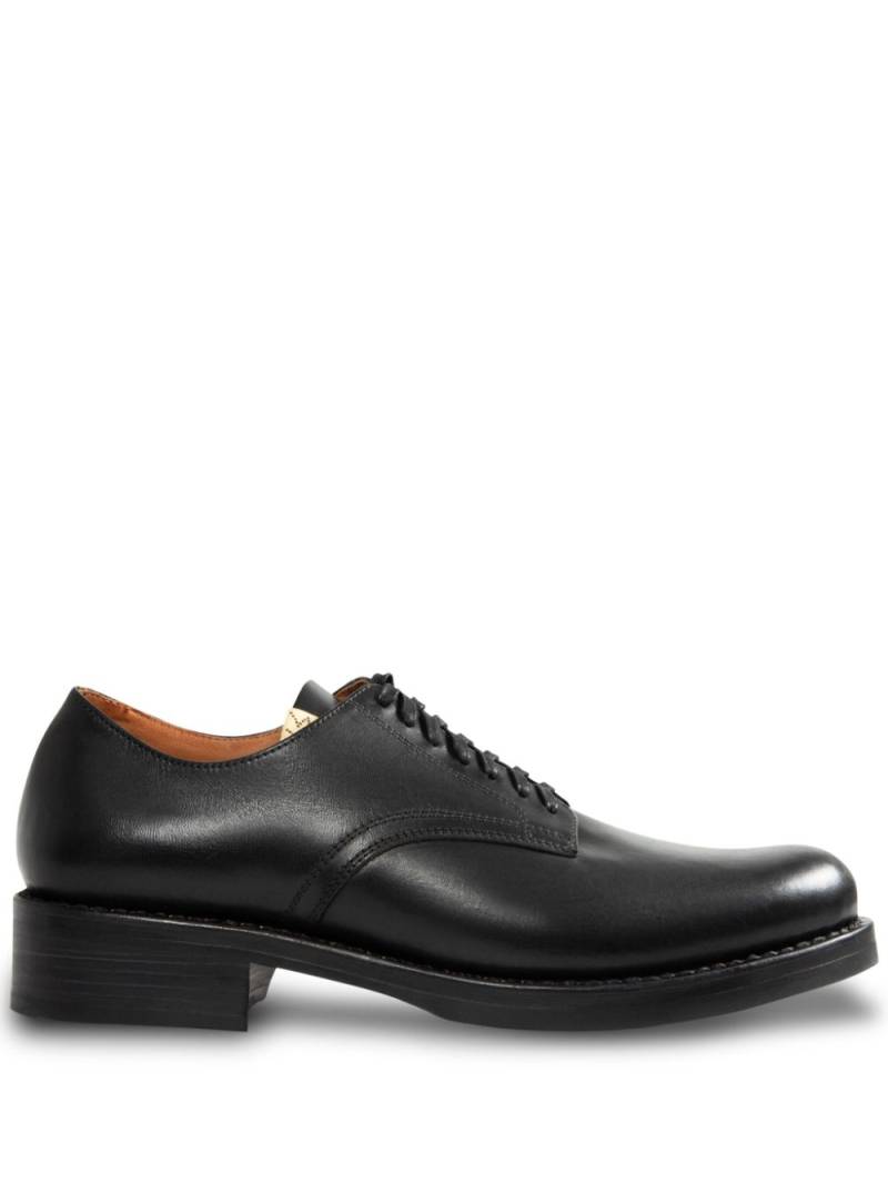 visvim Toe-Folk leather derby shoes - Black von visvim