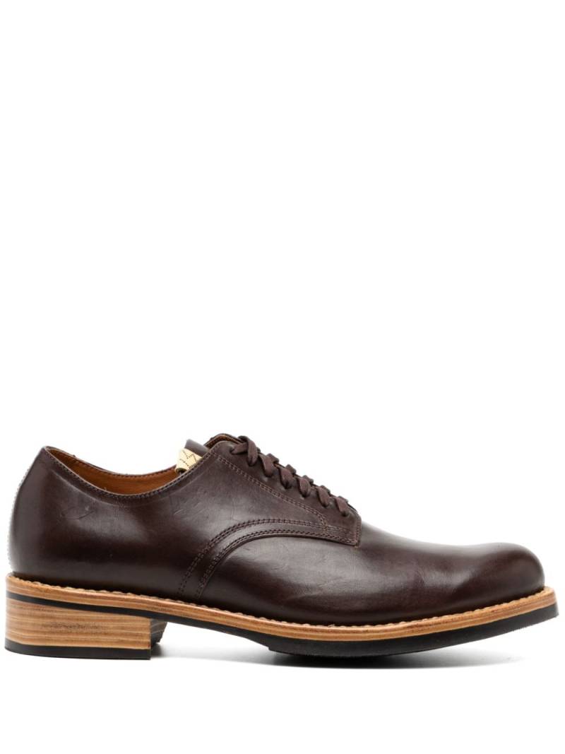 visvim Toe-Folk leather derby shoes - Brown von visvim