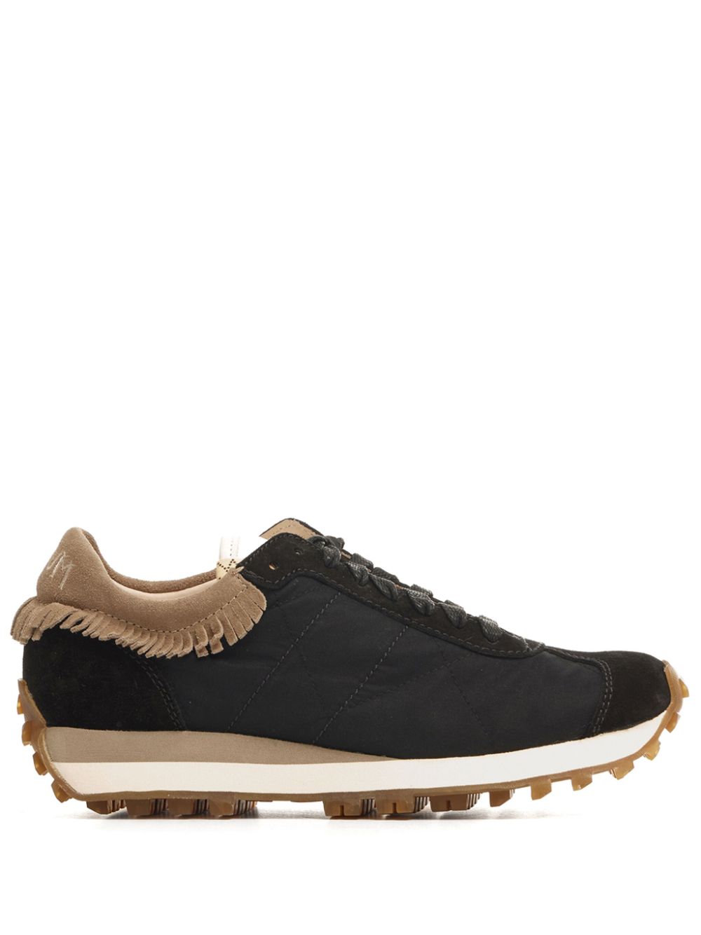 visvim Walpi Runner 8 fringed suede sneakers - Black von visvim