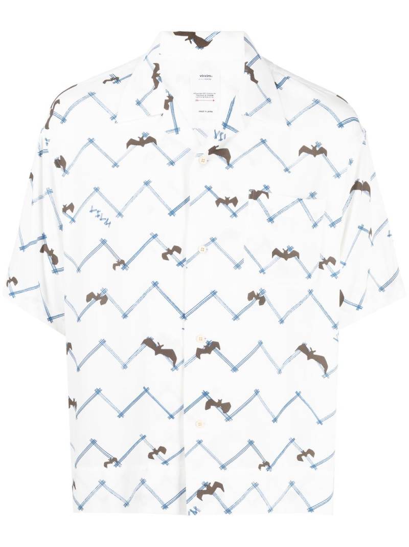 visvim graphic-print short-sleeve shirt - White von visvim