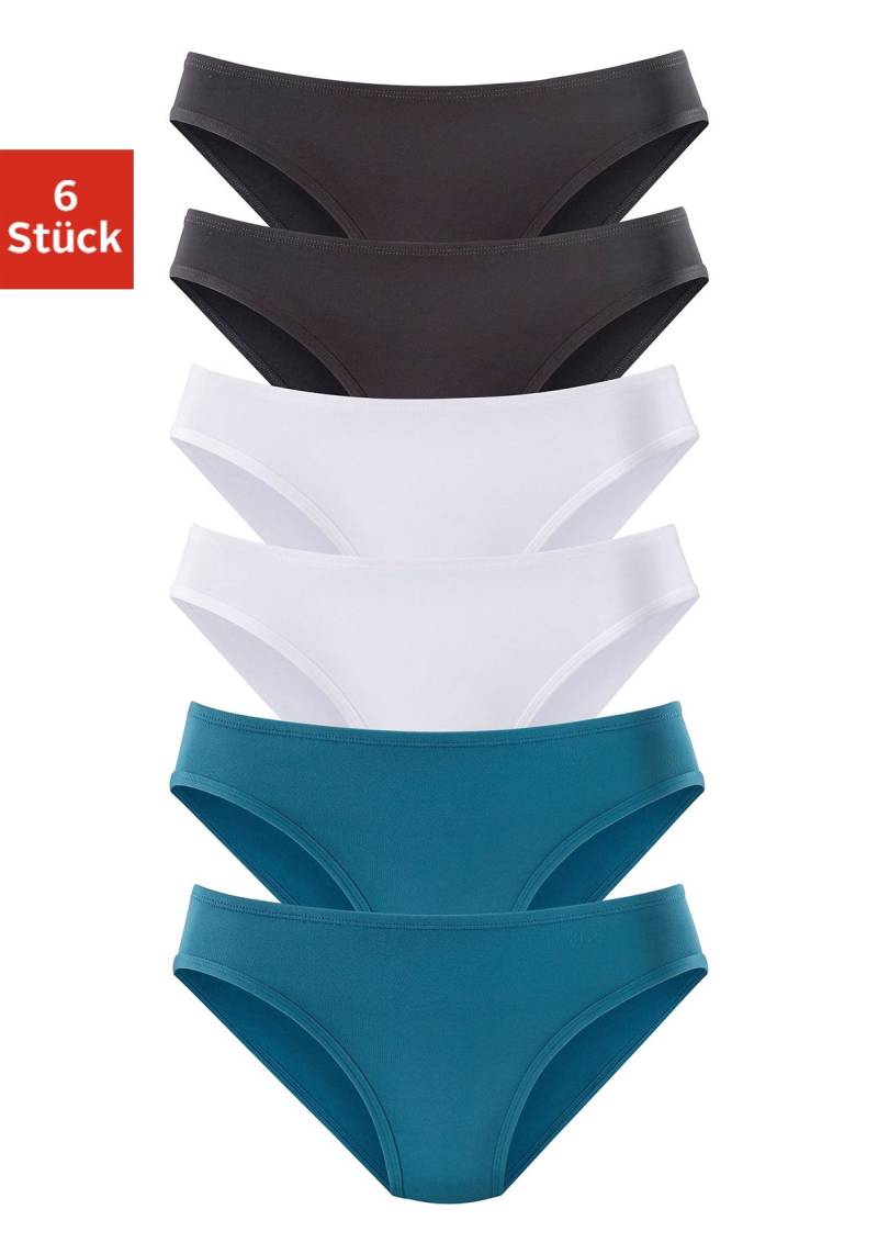 Vivance active Jazz-Pants Slips, (Packung, 6 St.), aus weicher Microfaser von Vivance active