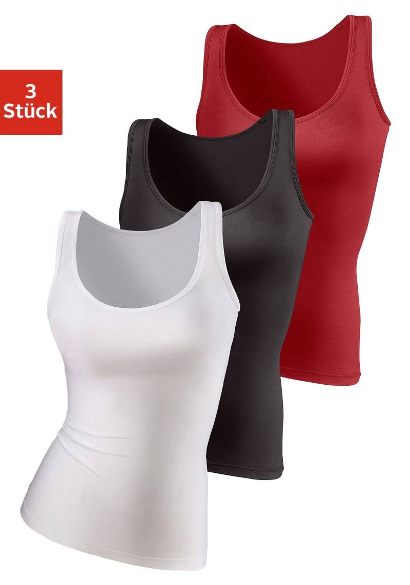 Vivance active Unterhemd, (Packung, 3er-Pack), aus weicher Microfaser, Tanktop, Unterziehshirt von Vivance active