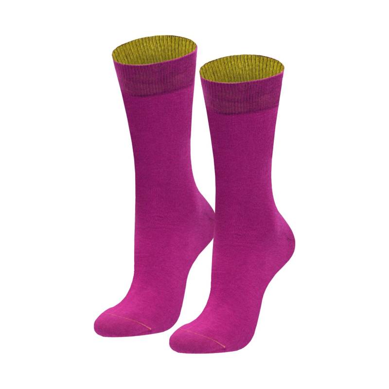 Socken Damen Himbeere 39-42 von von Jungfeld