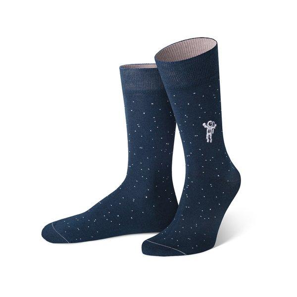 Wadenlange Socken Herren Dunkelblau 39-42 von von Jungfeld