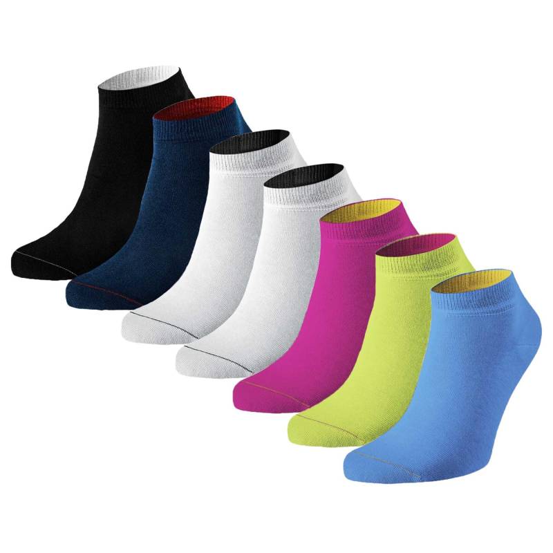 Sneaker Socken, 7er Pack Herren Multicolor 39-42 von von Jungfeld