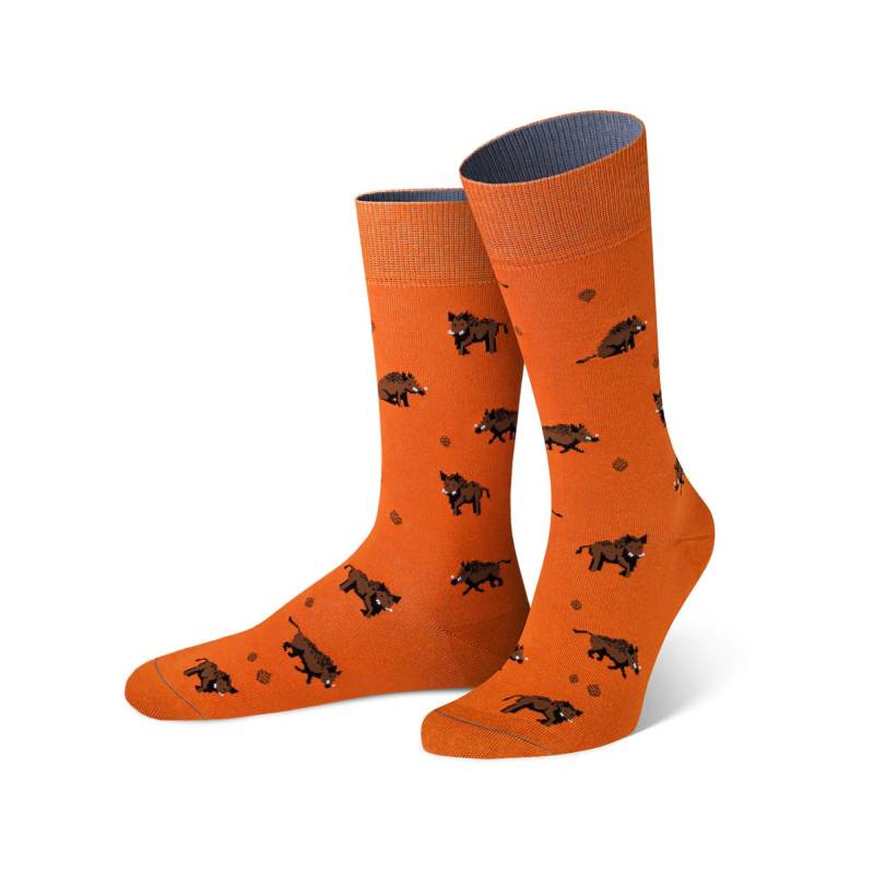 von Jungfeld - Socken, für Damen, Orange, Größe 35-38 von von Jungfeld