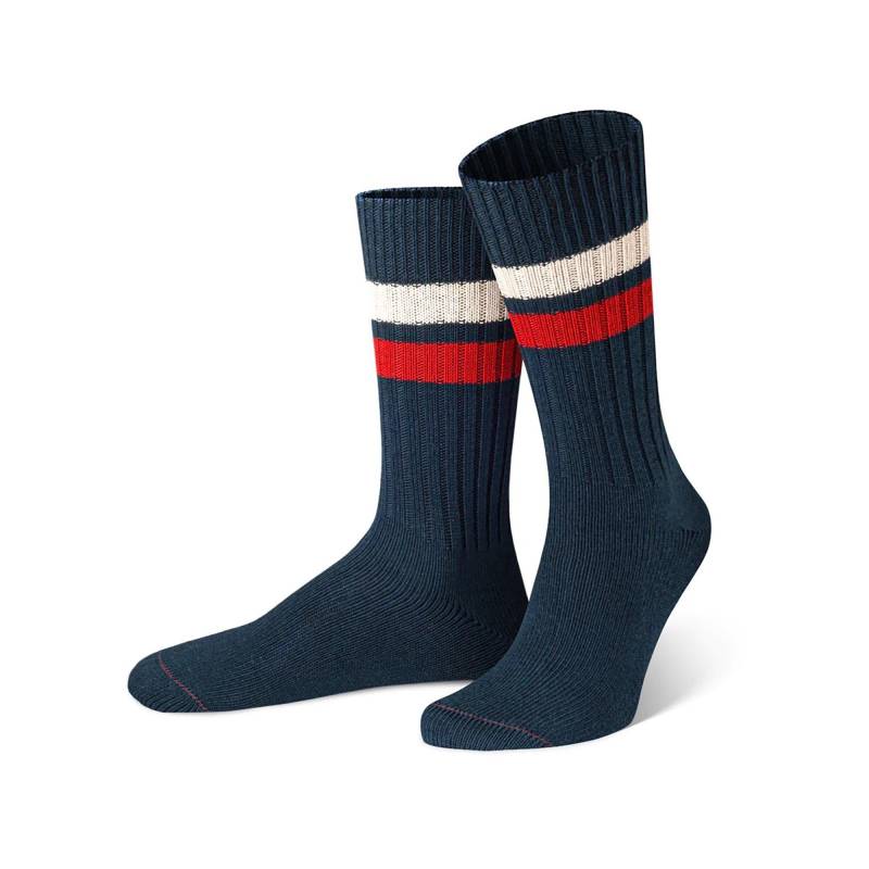 Wadenlange Socken Herren Marine 43-46 von von Jungfeld