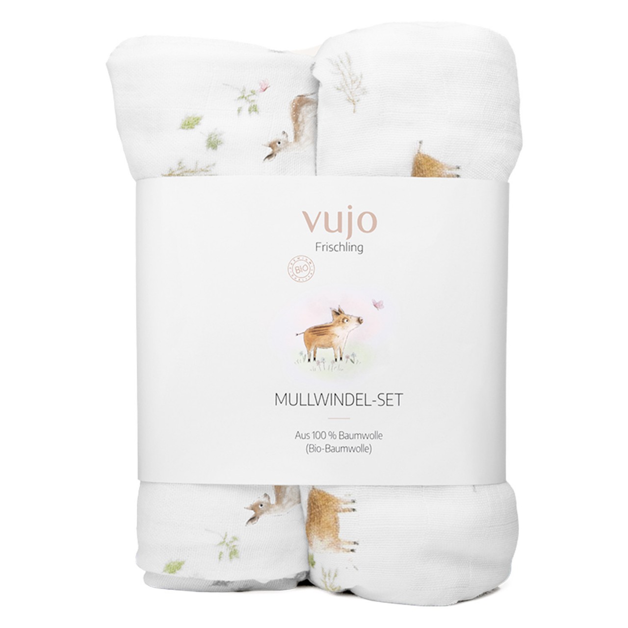 vujo Frischling - Baby Mullwindel-Set von vujo Frischling