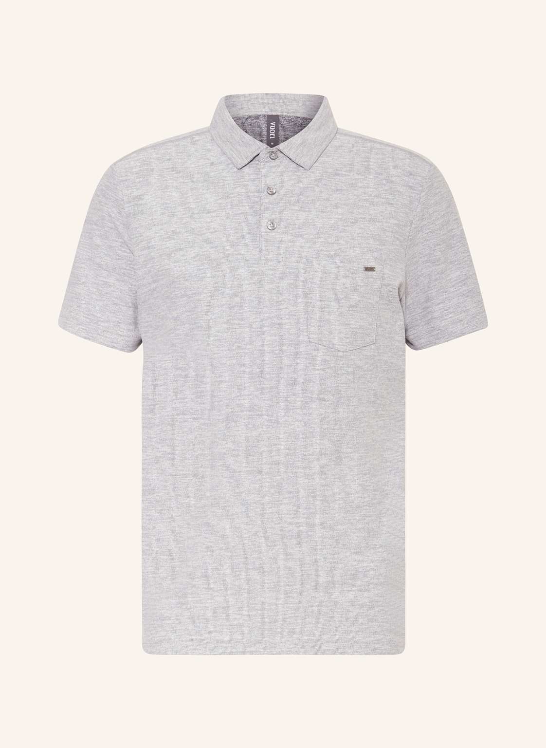 Vuori Piqué-Poloshirt Ace grau von vuori