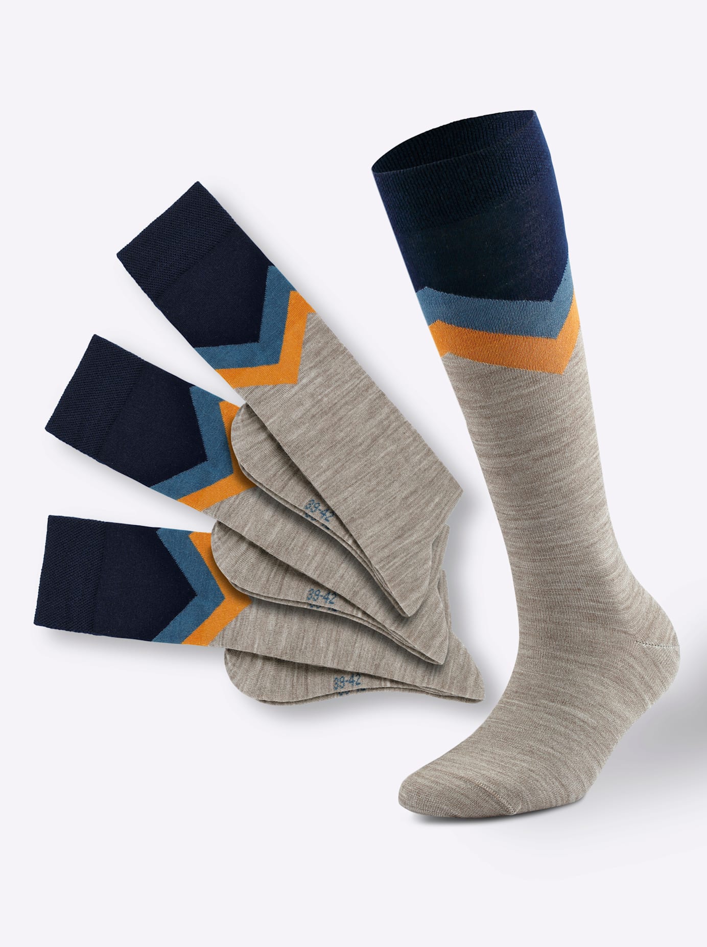 Socken, (3 Paar) von wäschepur