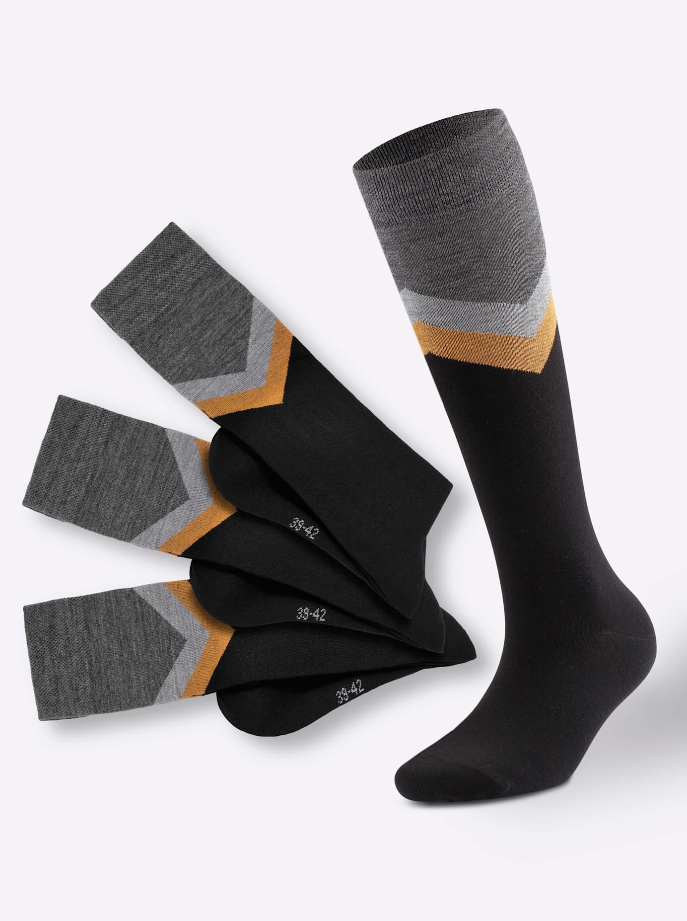 Socken, (3 Paar) von wäschepur