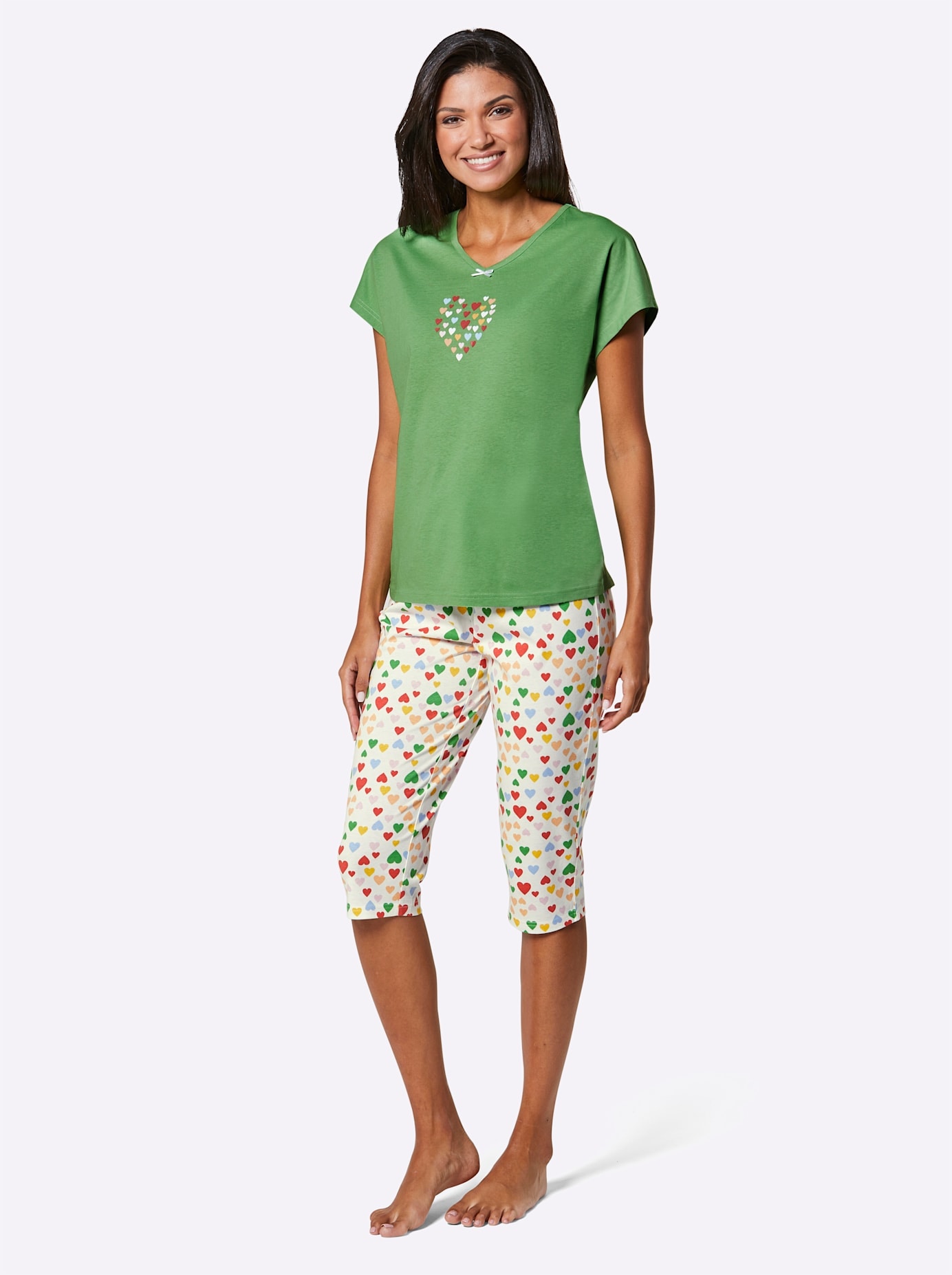 wäschepur Capri-Pyjama wäschepur Capri-Pyjama von wäschepur