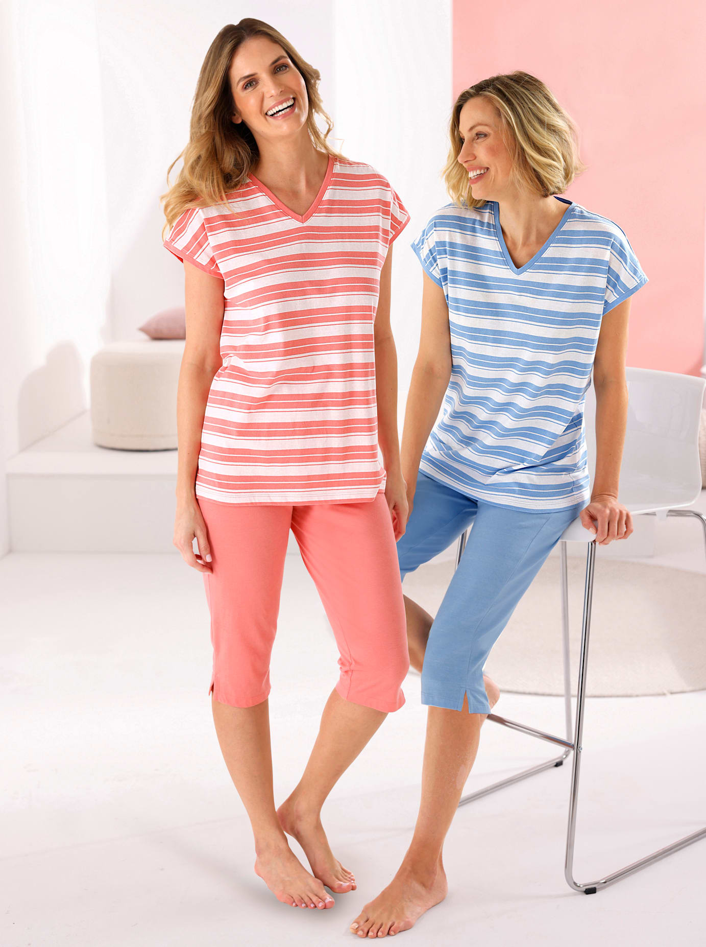 wäschepur Capri-Pyjama wäschepur Capri-Pyjama von wäschepur