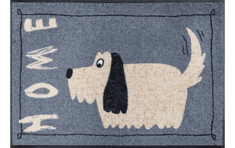 wash+dry by Kleen-Tex Fussmatte »Doggy Home 50 cm«, quadratisch, - mm Höhe von wash+dry by Kleen-Tex