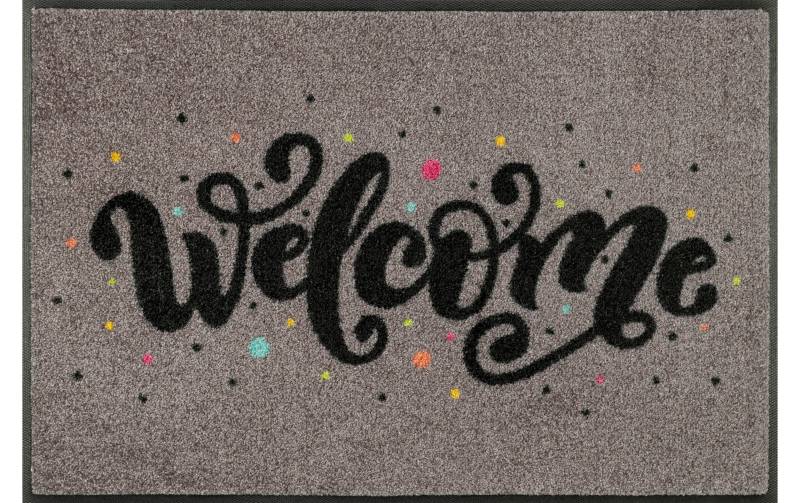 wash+dry by Kleen-Tex Fussmatte »Welcome Confetti 50 cm x 75 cm« von wash+dry by Kleen-Tex