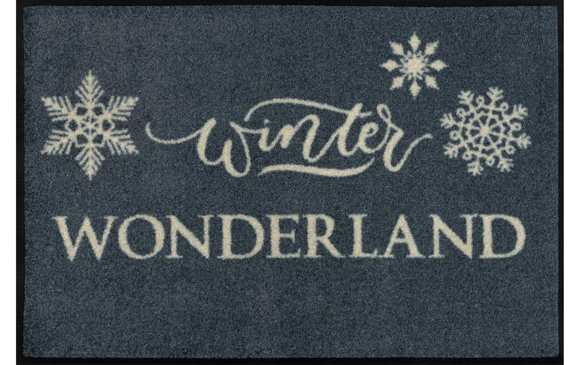 wash+dry by Kleen-Tex Fussmatte »Winter Wonderland Fussmatte«, quadratisch, - mm Höhe von wash+dry by Kleen-Tex