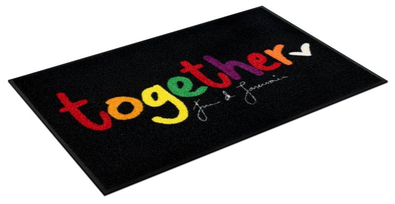 wash+dry by Kleen-Tex Fussmatte »together in love«, rechteckig von wash+dry by Kleen-Tex