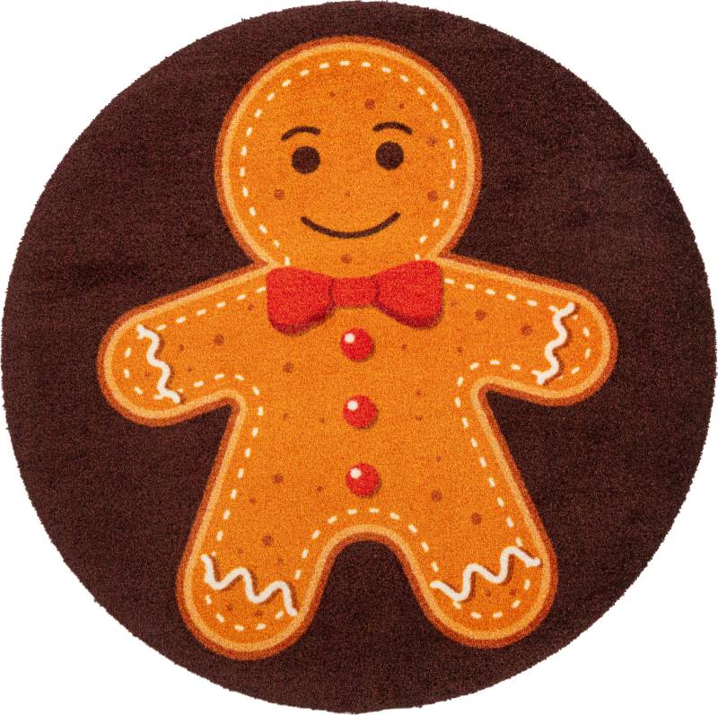 wash+dry by Kleen-Tex Teppich »Gingerbread Man«, rechteckig von wash+dry by Kleen-Tex