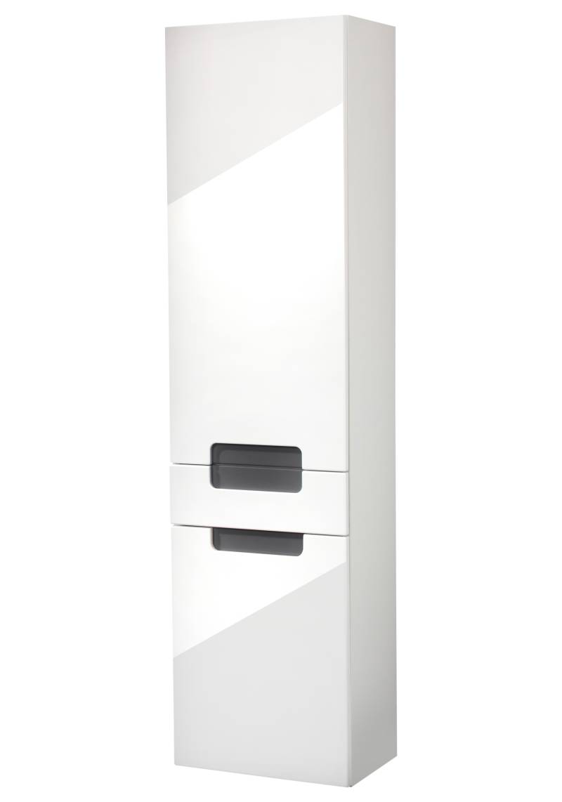 welltime Hochschrank »Siena«, Breite 40 cm, mit hochglänzenden Fronten in weiss von welltime