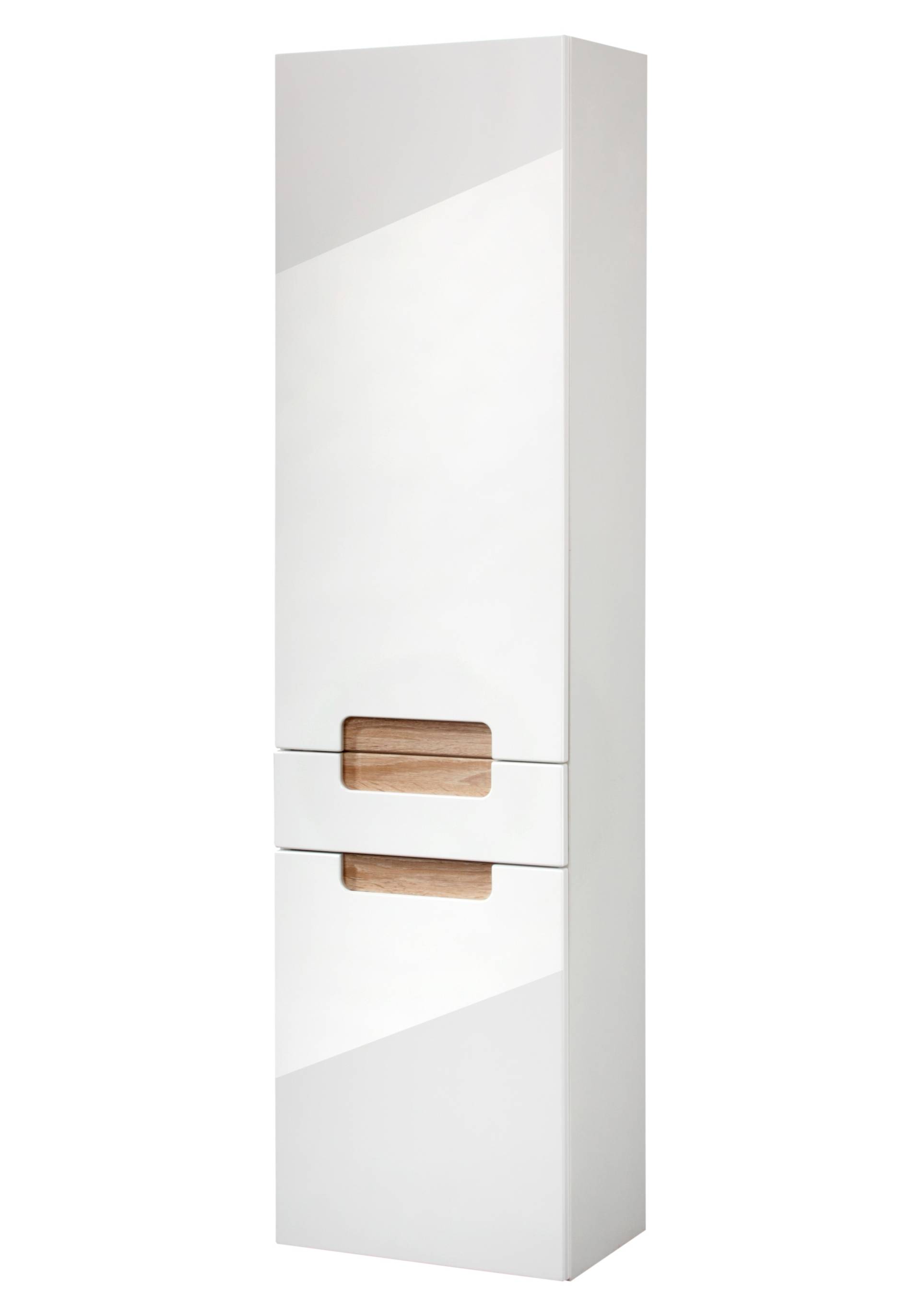 welltime Hochschrank »Siena«, Breite 40 cm, mit hochglänzenden Fronten in weiss von welltime