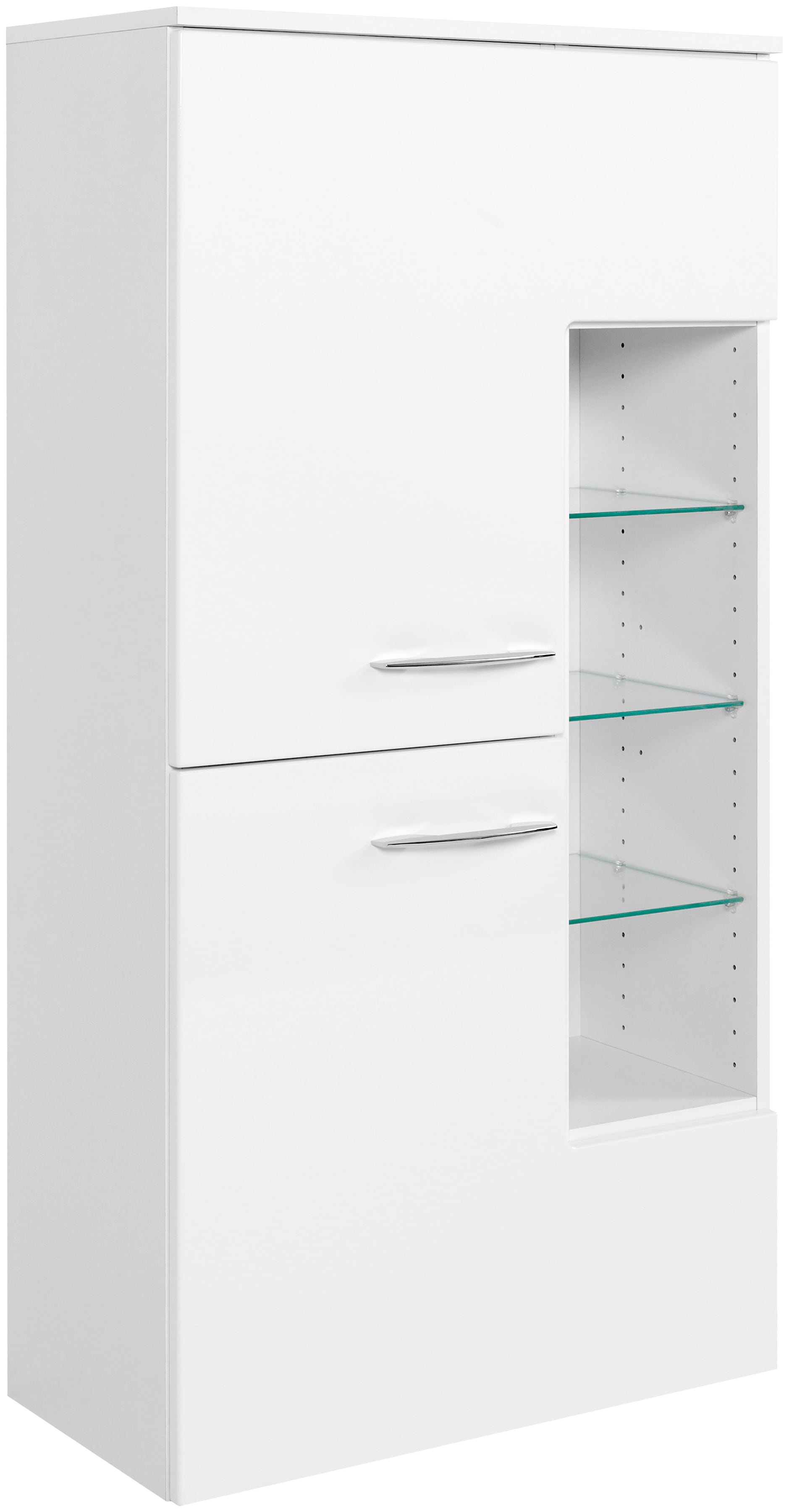 welltime Midischrank »Florida«, Breite 65 cm, mit hochglänzenden Fronten von welltime