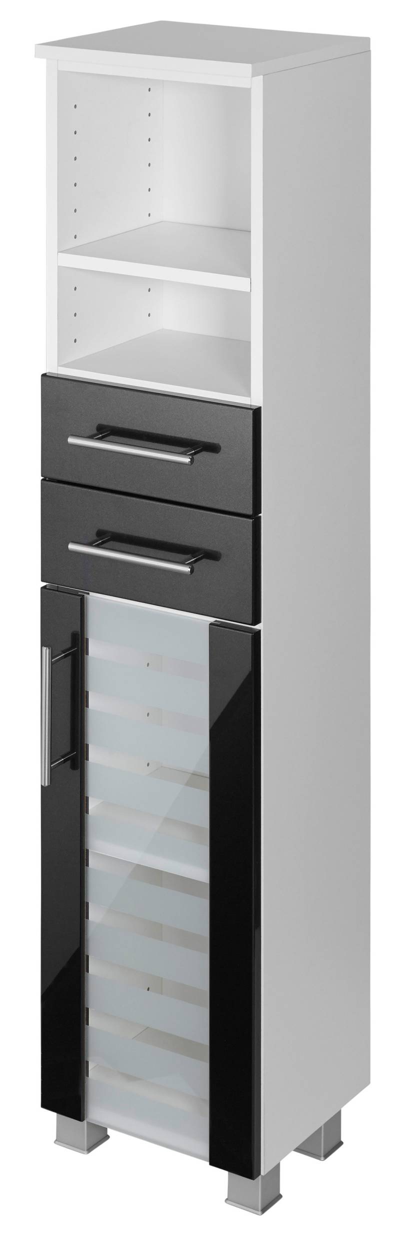 welltime Midischrank »Jaca«, Breite 30 cm, mit MDF Hochglanz-Fronten von welltime