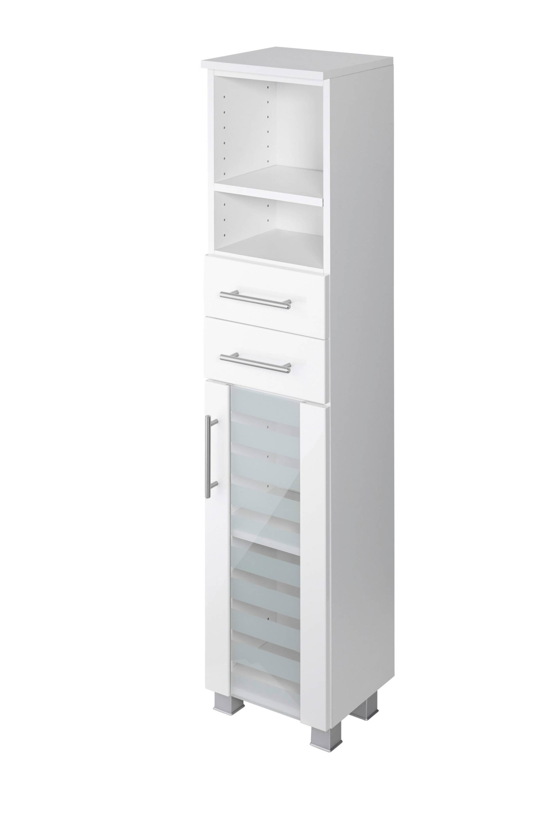 welltime Midischrank »Jaca«, Breite 30 cm, mit MDF Hochglanz-Fronten von welltime