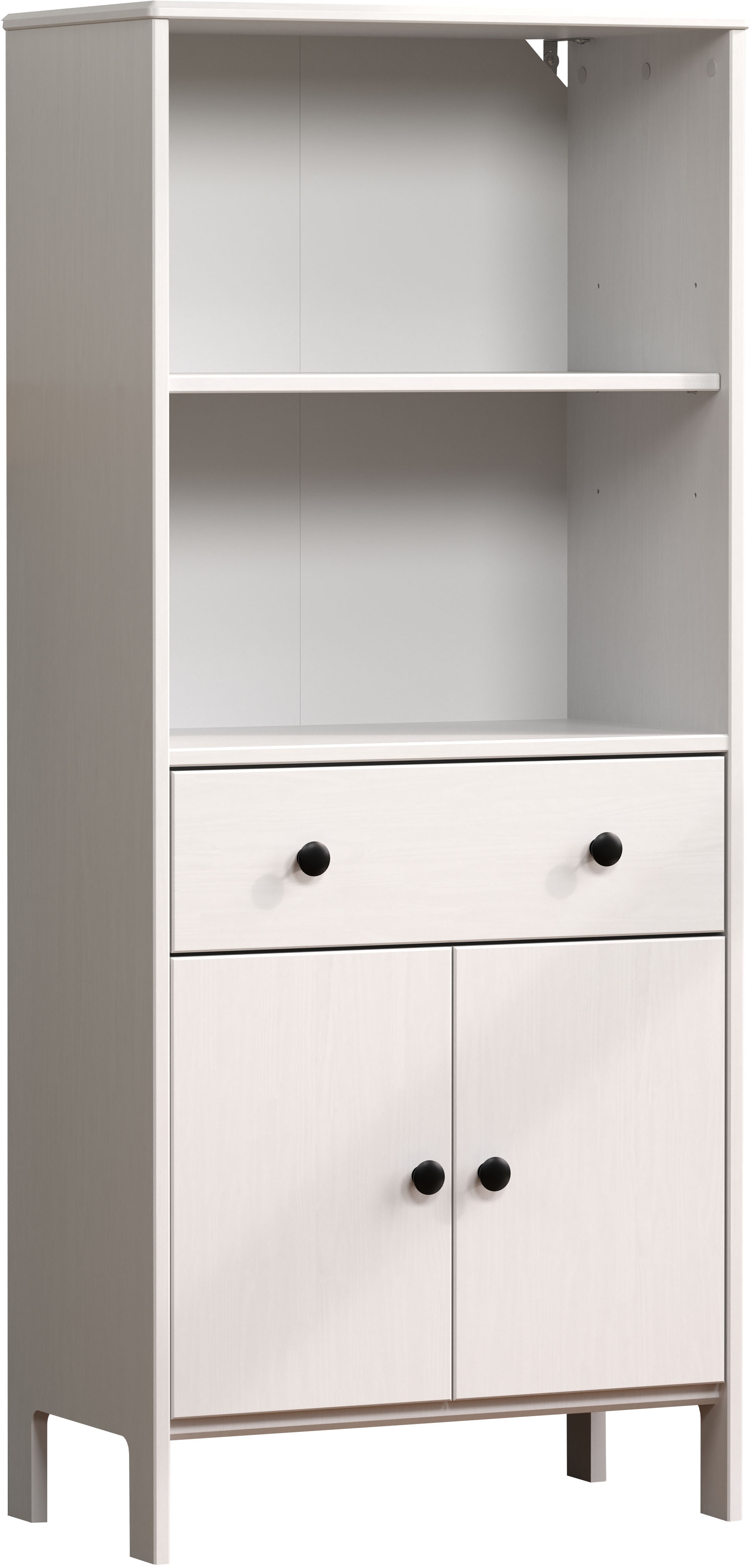 welltime Midischrank »Kall«, (1 St.), Breites Badregal aus Kiefer-Massivholz - Weiss oder Braun lackiert von welltime