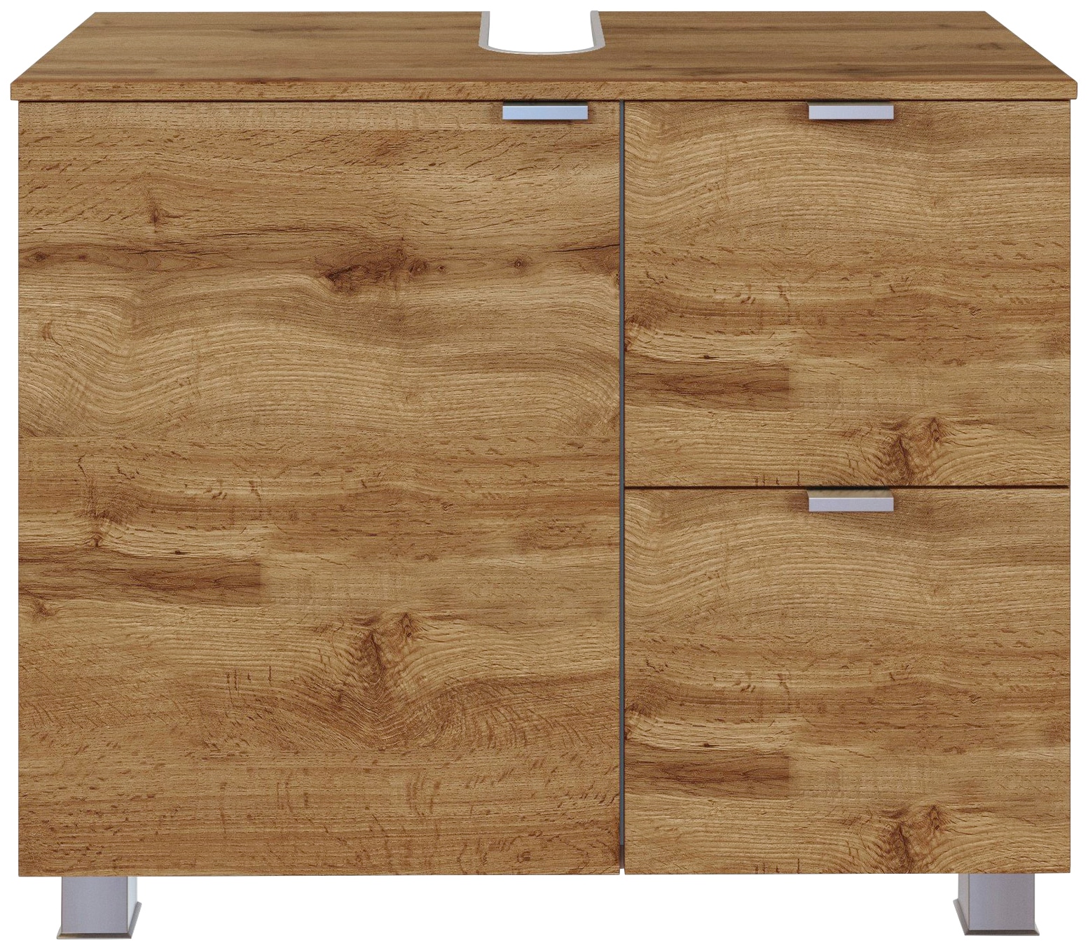 welltime Waschbeckenunterschrank »Bauska«, 70 cm breit, mit 2 Auszügen welltime Waschbeckenunterschrank »Bauska«, 70 cm breit, mit 2 Auszügen von welltime