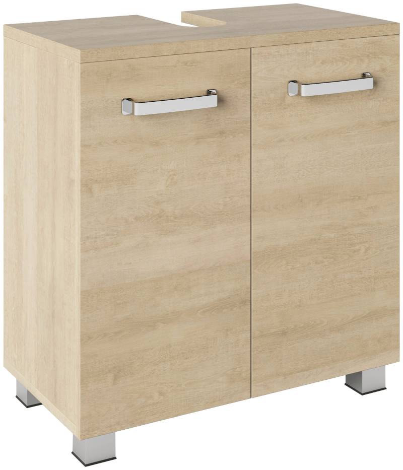 welltime Waschbeckenunterschrank »Cosmo«, BxTxH: ca. 60x32,5x63,5 cm, 2 Fächer von welltime