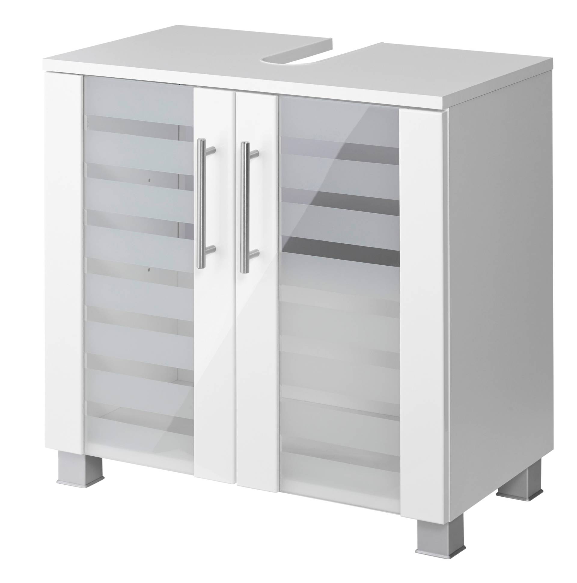 welltime Waschbeckenunterschrank »Jaca«, Breite 60 cm, mit MDF Hochglanz-Fronten welltime Waschbeckenunterschrank »Jaca«, Breite 60 cm, mit MDF Hochglanz-Fronten von welltime