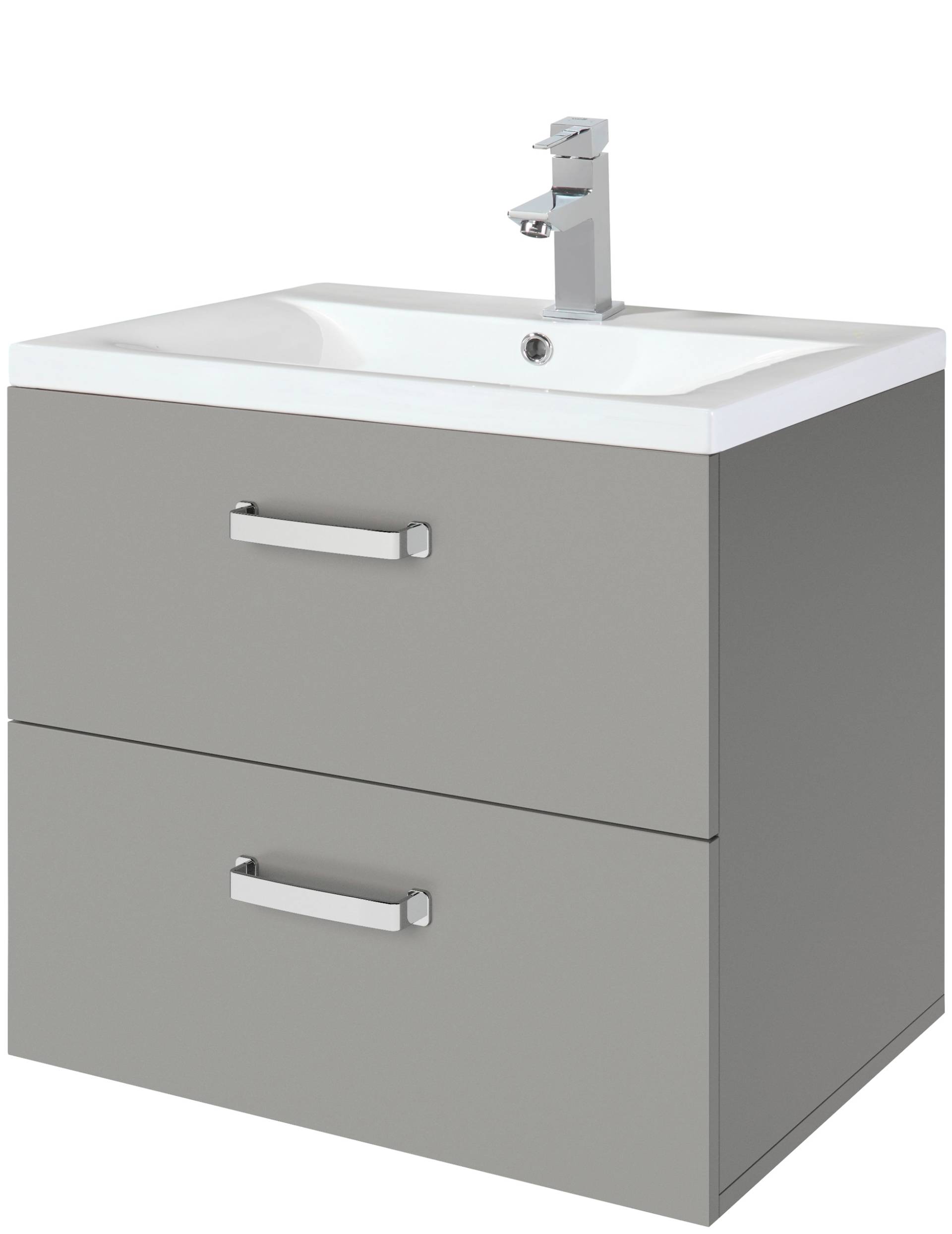 welltime Waschtisch »Cosmo«, BxTxH: 60x45x54 cm, Optik matt, mit Keramik Waschbecken welltime Waschtisch »Cosmo«, BxTxH: 60x45x54 cm, Optik matt, mit Keramik Waschbecken von welltime
