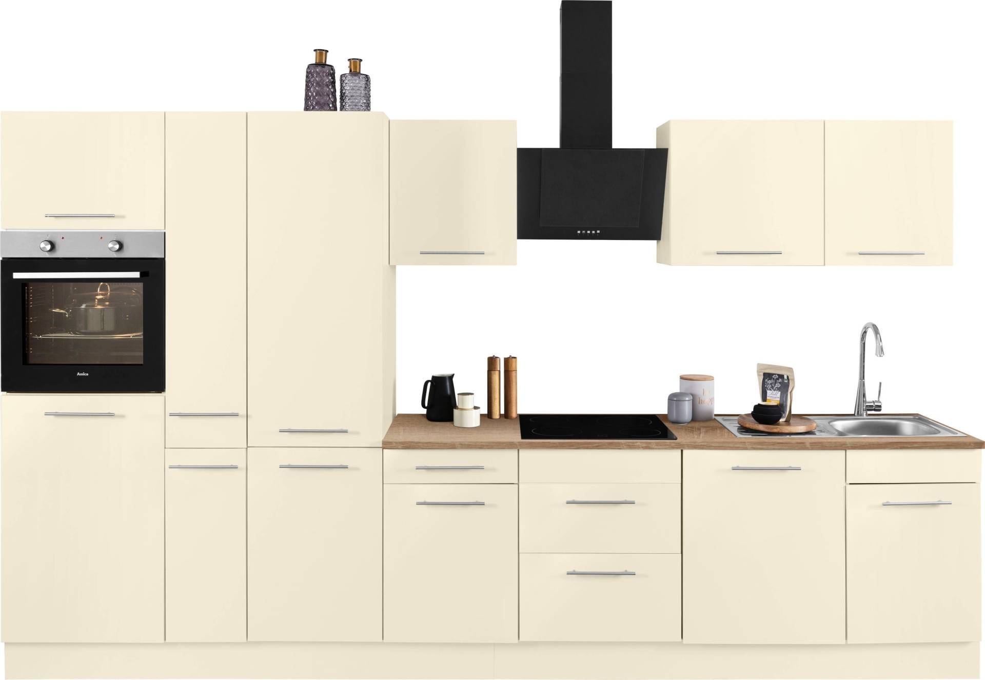 wiho Küchen Küchenzeile »Ela«, Breite 360 cm, Soft-Close-Funktion, höhenverstellbare Füsse wiho Küchen Küchenzeile »Ela«, Breite 360 cm, Soft-Close-Funktion, höhenverstellbare Füsse von wiho Küchen