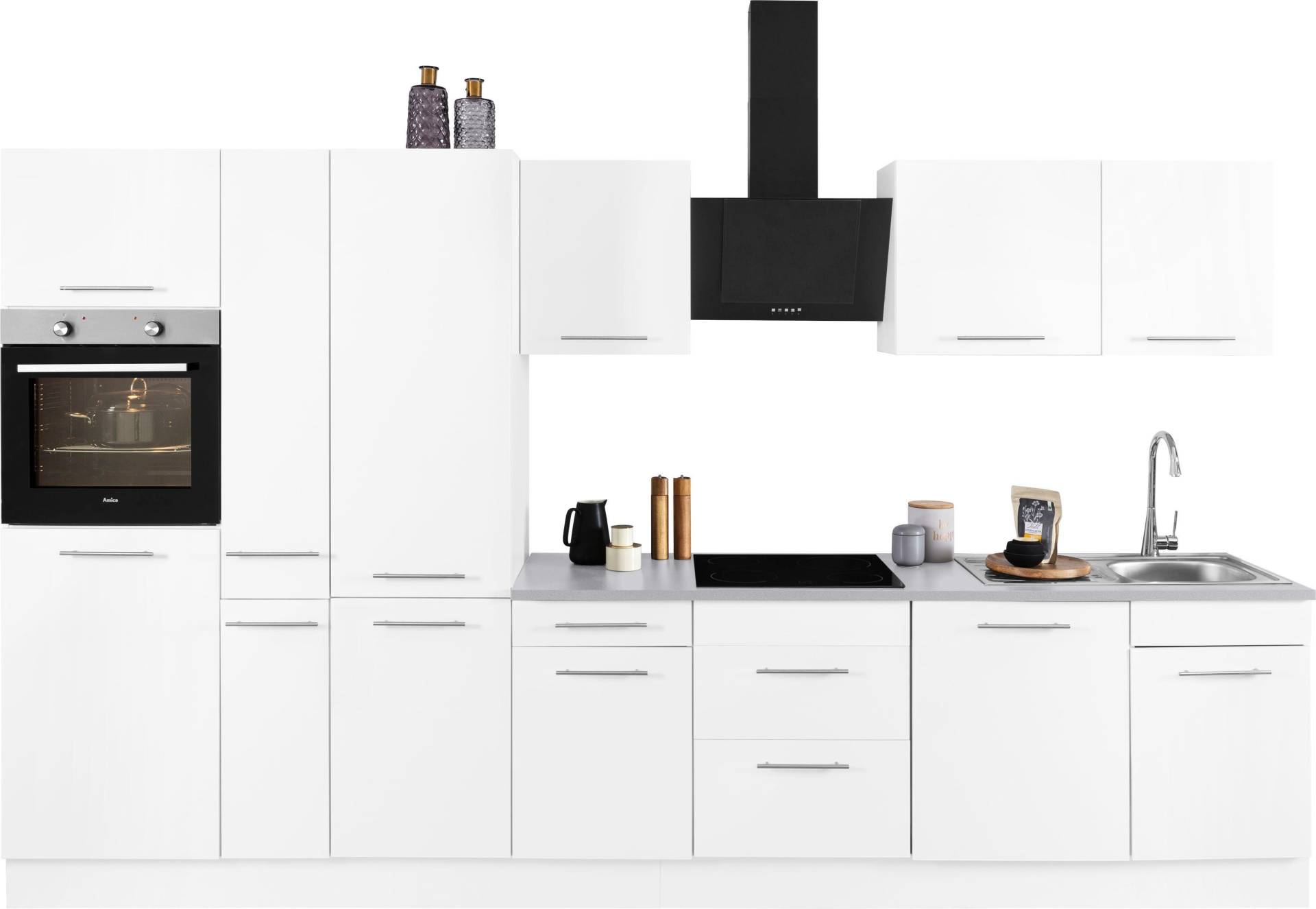 wiho Küchen Küchenzeile »Ela«, Breite 360 cm, Soft-Close-Funktion, höhenverstellbare Füsse wiho Küchen Küchenzeile »Ela«, Breite 360 cm, Soft-Close-Funktion, höhenverstellbare Füsse von wiho Küchen